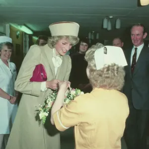 Princess Diana visits Roxburghe House Hospice in Aberdeen before returning to London Princess Diana visits Roxburghe House Hospice in Aberdeen before returning to London