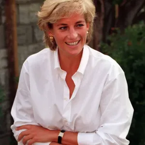 Print of Princess Diana in Bosnia-Herzegovina
