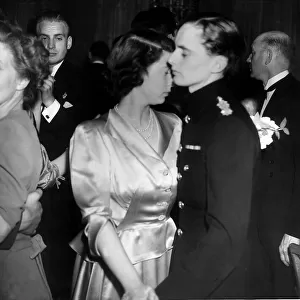Princess Elizabeth dancing with Captain Lord Rupert Nevill at The Royal Merchant Navy
