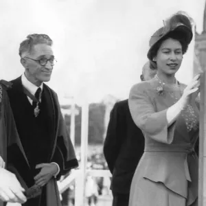 Princess Elizabeth's 1948 Coventry Visit Print Princess Elizabeth's 1948 Coventry Visit Print