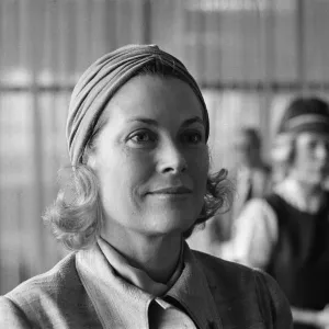 La princesse Grace de Monaco arrive à l'aéroport de Dublin en Irlande. La princesse Grace de Monaco arrive à l'aéroport de Dublin en Irlande.