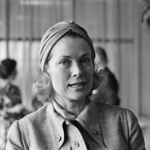 Princess Grace of Monaco arrives at Dublin Airport in Ireland Princess Grace of Monaco arrives at Dublin Airport in Ireland