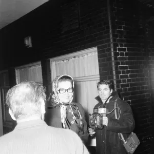 Princess Grace of Monaco, arrives at the Festival Hall, London