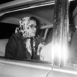 Princess Grace of Monaco, arrives at the Festival Hall, London