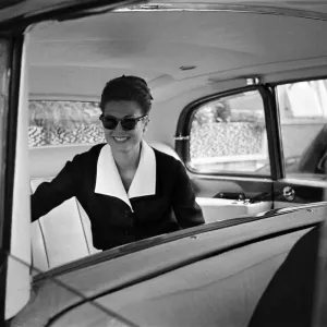 Princess Grace of Monaco arrives and London Airport. 13th June 1966 Princess Grace of Monaco arrives and London Airport. 13th June 1966