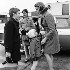 Princess Grace of Monaco was at Heathrow this afternoon to meet her 3 children who flew Princess Grace of Monaco was at Heathrow this afternoon to meet her 3 children who flew