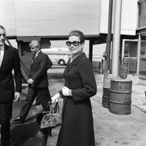Princess Grace and Prince Rainier Heathrow Arrival Print 1970 Princess Grace and Prince Rainier Heathrow Arrival Print 1970