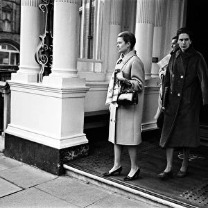 Princess Grace of Monaco leaving the Connaught Hotel, Mayfair
