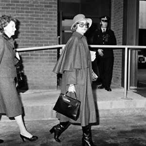 Princess Grace of Monaco at London Airport, she is on her way from Paris to the States