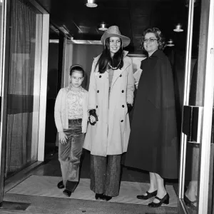 Princess Grace of Monaco and her two young daughters Stephanie (left Princess Grace of Monaco and her two young daughters Stephanie (left