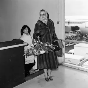Princess Grace and Princess Caroline of Monaco leaving Heathrow Airport for Paris Princess Grace and Princess Caroline of Monaco leaving Heathrow Airport for Paris