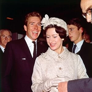 Princess Margaret 1964 and Lord Snowdon at the Motor show in Earl Court