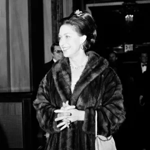 Princess Margaret arriving at The Royal Opera House to see a ballet premiere starring Princess Margaret arriving at The Royal Opera House to see a ballet premiere starring