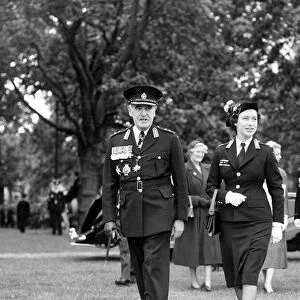 Princess Margaret attending the St John Ambulance Cadet Rally in Hyde Park London July