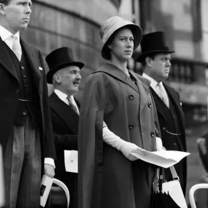 Princess Margaret at the farewell parade of the 3rd Battalion of the Grenadier Guards in Princess Margaret at the farewell parade of the 3rd Battalion of the Grenadier Guards in