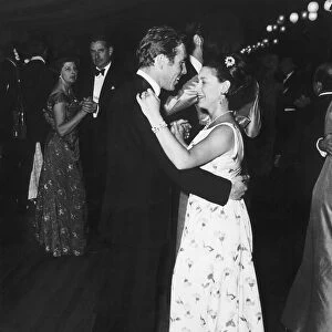 Princess Margaret and Husband Lord Snowdon attend the first ball to be held in the tower