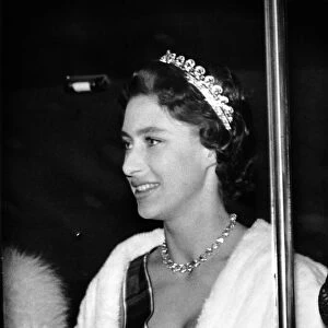 Princess Margaret leaves Clarence House to dine with Queen Elizabeth II