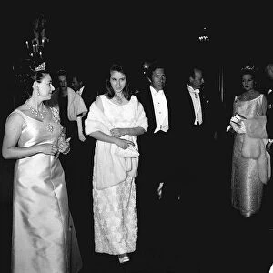 Princess Margaret and Lord Snowdon April 1968 attend the Royal Ballet with