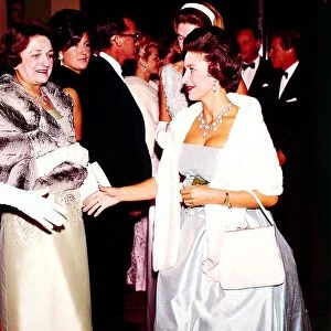 Princess Margaret Oct 1963 at a gala Preview at Drtand of "
