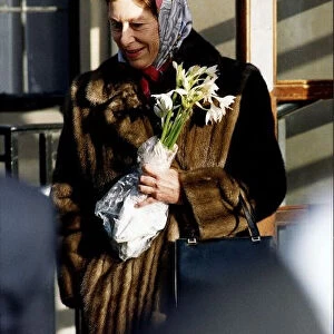 Princess Margaret Royalty leaving the hospital