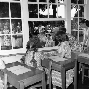 Princess Margaret Visits the Royal Normal College Print Princess Margaret Visits the Royal Normal College Print