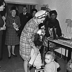 Princess Margaret visits the Sparkbrook Association Family Centre