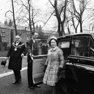 Princess Margaret Visit Print 1968