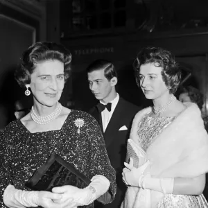Princess Marina, Duchess of Kent attends a charity performance of