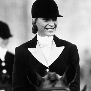 Princess Michael Of Kent on horse December 1985