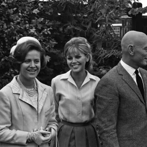 Print of Princess Muna al-Hussein at Elstree Studios, 1966