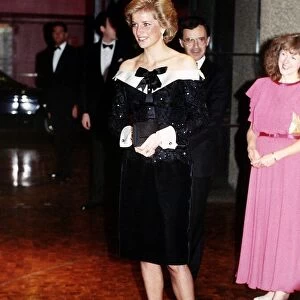 Princess of Wales attends a gala concert at the Barbican Centre, London