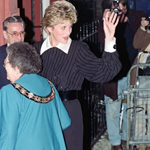 The Princess of Wales, Princess Diana, in her capacity as Patron