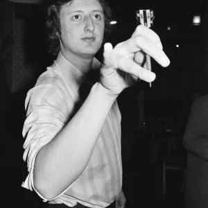 Eric Bristow in Action Print, 1979