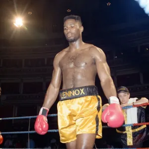 Lennox Lewis' Professional Debut Print 1989 Lennox Lewis' Professional Debut Print 1989