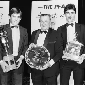 PFA Dinner Print 1983: Paisley with Dalglish and Rush PFA Dinner Print 1983: Paisley with Dalglish and Rush