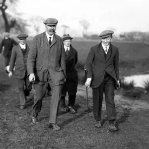 Professionals v. Press at Golf. Tom Webster and James Braid