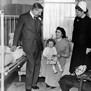 Professor N B Capon opens the Royal Liverpool Babies Hospital, Woolton, Liverpool
