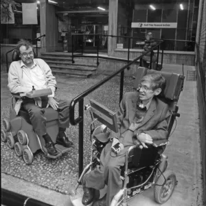 Professor Stephen Hawking at Scott Polar Institute, Cambridge August 1992 Professor Stephen Hawking at Scott Polar Institute, Cambridge August 1992
