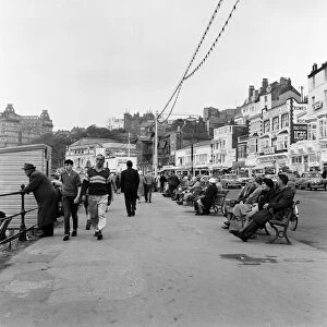 The promenade at Scarborough, North Yorkshire. May 1964