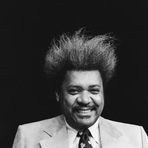El promotor Don King en Steel Pier, Atlantic City, Nueva Jersey para el combate entre John. El promotor Don King en Steel Pier, Atlantic City, Nueva Jersey para el combate entre John.