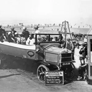 Cleethorpes Provincial Charabanc Print circa 1925