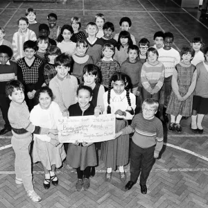 Proving they have a good head for figures are these children from Deighton Junior School