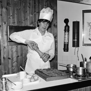 Prudence Leith (also known as Prue Leith) pictured in the kitchen Prudence Leith (also known as Prue Leith) pictured in the kitchen