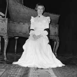 Prunella Scales in An Evening With Queen Victoria Print 13th January 1980