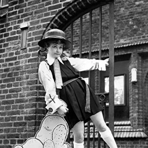 Prunella Scales, who takes the part as Evelyn, a schoolgirl in the new programme called