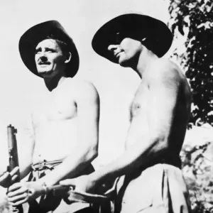 Pte. Price and Sgt. E. Parry, part of the 36th British Division in Burma (Myanmar) Pte. Price and Sgt. E. Parry, part of the 36th British Division in Burma (Myanmar)