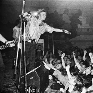 Punk band Sex Pistols in concert in Holland Dec 1977