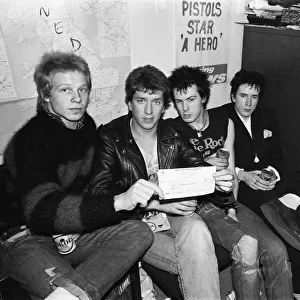 Punk band Sex Pistols were sacked by A & M records March 1977 receiving £75