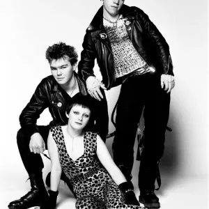 Punk Fans Andy, Jean Mahoney and her boyfriend Doug. 18th December 1977 Punk Fans Andy, Jean Mahoney and her boyfriend Doug. 18th December 1977