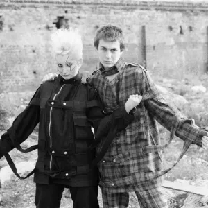 Punk fashions for him and her from Seditionaries, Kings Road, London